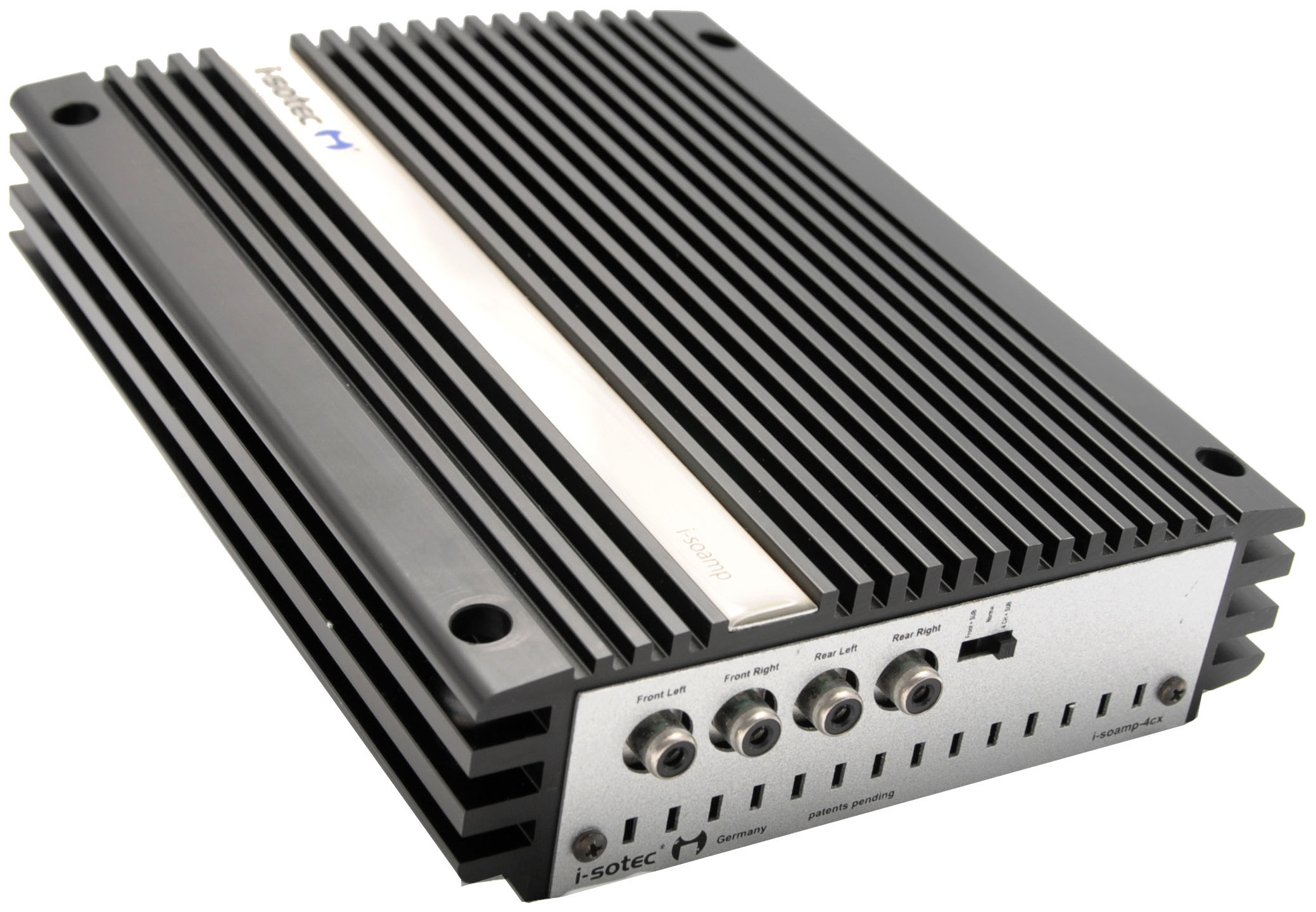 Nachrüst Verstärker 4-/ 3 Kanal plug & play mit ISO-Adapter-Kabelsatz für Ford